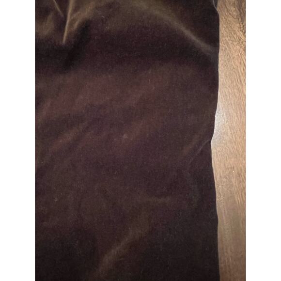 J. Jill Women's Brown Velvet Straight Leg Casual Pants Size 10 Petite Workwear - Picture 7 of 14